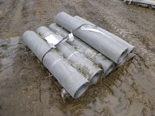 (6) 4 Ft. Rolls of Metal Filter Mesh