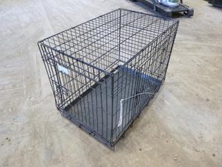 Dog Kennel, 30 In. x 19 In. x 23 In. (O-1-3)