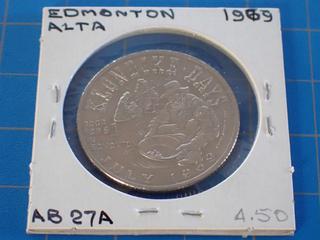 1969 Edmonton Klondike Dollar Token  (Office)