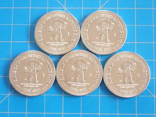 (5) 1985 Klondike Dollar Tokens (Office)
