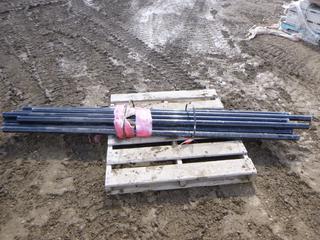 (9) Metal Posts, 2 3/8 In. x 10 Ft.