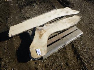 (2) Pcs Live Edge Maple, 54 In. x 11 In. and 76 In. x 12 In.