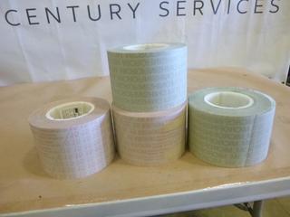 (4) Rolls of 3M Micro Finishing Film, 150 Ft. Per Roll (E-2)