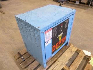 Excide Battery Charger, 3 Phase, A.C. Input 208/240/416/448/480V, Out Put 36V, 109 AMP DC (O-3-2)