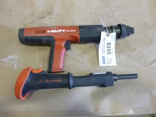 Hilti DX351 Power Actuated Tool c/w Ramset Hammer Shot (E-2)