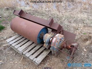 Selling Off-Site - 38 In. Head Pulley w/ Dodge Torque Arm Speed Reducers **Located Offsite at 21220-107 Avenue NW, Edmonton, For More Information Contact Richard at 780-222-8309**