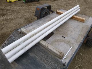 (6) IPEX Inc. Canada 3 In. / 75mm PVC Piping, 10 Ft Long 