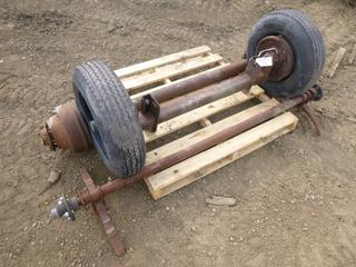 (1) 8 Bolt Straight Axle 4 In., (1) 5 Bolt Straight Axle 2.5 In. C/w Leaf Springs