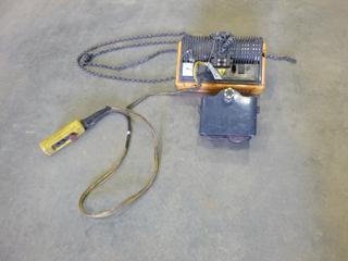 Konecranes 1 Ton Hoist c/w 575 Volts, 3 Phase, 60 Hz, Beam Trolley (V23)
