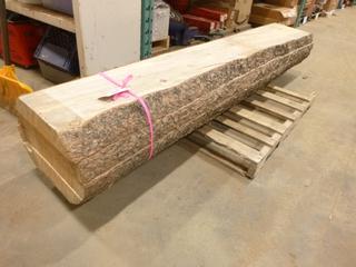 (4) Pine Live Edge Slabs Cut From the Same Log, 99 In. x 18 In. x 3 In.