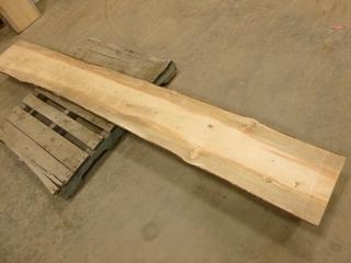 Pine Live Edge Slab, 120 In. x 14 In. x 2 1/2 In.