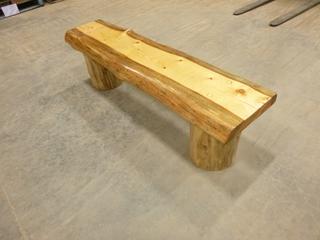 Pine Wood Bench, 60 In. x 15 In. x 18 In.