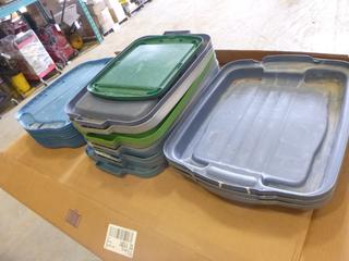 Qty of Plastic Lids for Storage Totes (A-2)