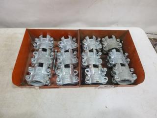 Qty of Dixon V. and C. Co Boss 4 Bolt Hose Clamps (B1)