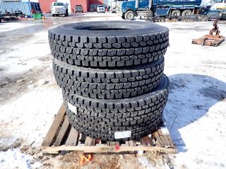 Qty Of (4) Long March LM528 11R24.5 Tractor Trailer Tires *Unused*