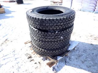 Qty Of (4) Long March LM518 11R24.5 Tractor Trailer Tires. *Unused*