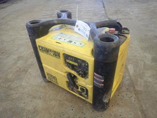 Champion Model 100455 120V Single Phase 2000W Gas Generator. SN 18J012001938 *Note: Crack In Top Handle*