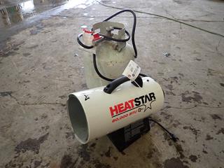 Heat Star MH600FAV 115V 60,000BTU/HR Propane Heater C/w Propane Tank *Note: Propane Tank May Require Recertification*