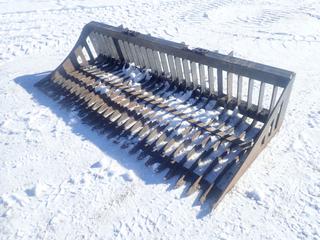 7ft Skid Steer Skeleton Bucket