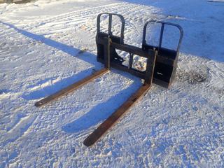 4ft Skid Steer Fork Attachment 