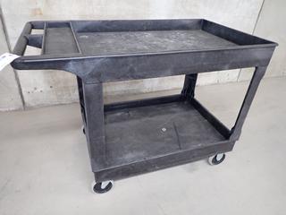 U-Line H-2504L Mobile Utility Cart, 45 In. x 25 In. x 33 In.