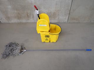 Rubbermaid Commercial Mop & Bucket.