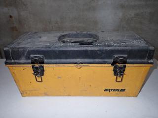 Waterloo Tool Box, Metal Adjustable Stand & 4 Ft. T8 Vapor Light Fixture.