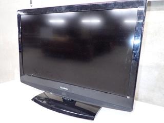Viewsonic 32 In. Flat Screen TV c/w Stand, No Remote, Shows Vertical Lines.