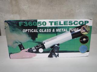 F36050 Telescope, Optical Glass & Metal Tube.