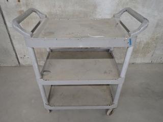 Rubbermaid Utility Cart, 33-1/2 In. x 18-1/2 In. x 34-1/4 In.