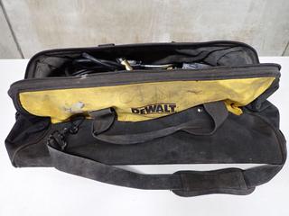 DeWalt Tool Bag c/w Assorted Torches, Cable Cutter, Wrenches, Etc.