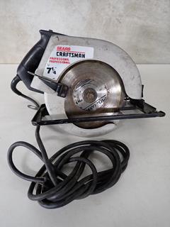 Sears Craftsman Model 315.218250 7-1/4 In. Circular Saw.