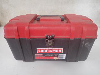 Craftsman Tool Box c/w Hand Tools, Wrenches, Pliers, Sockets, Etc.