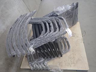 (6) Steel Frame Rocking Patio Chairs.