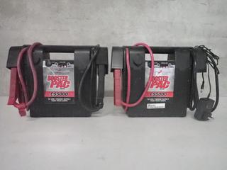 (2) Booster Pac ES5000 High Performance Batteries c/w (1) Charger.