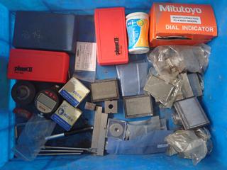 Assorted Digital Shore Durometers, Steel, Dial Indicator Cutting Tool, Etc.