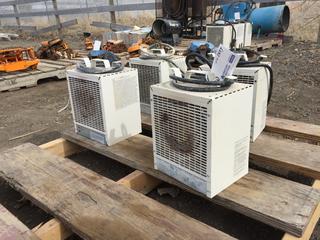 (4) Dimplex North America Electric Heaters, 220 V, 4800 W.