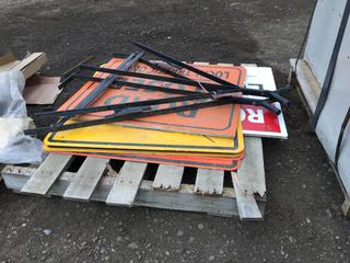 Quantity of Road Signs & (2) Stands.