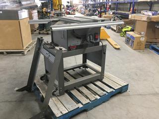 Ryobi 10 In. Table Saw on Stand, Model # BT3000.