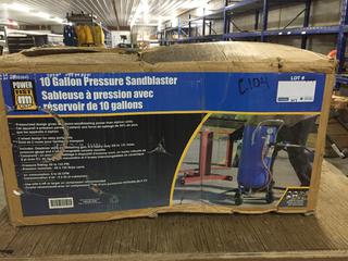 Power Fist 10 Gallon Pressure Sandblaster.