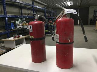 (2) Fire Extinguishers. *Needs to be Re Certified*