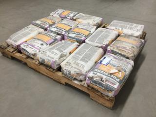 Quantity of Assorted Poly Blend Sanded Grout 11.3 Kg/Ea.