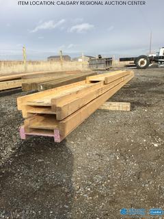 2x4 Engineered Wood I-Beams 11 7/8 In H, (2) Approx. 22 Ft. (5) Approx. 10 Ft. 6 In. (1) Slightly Damaged, Control # 7205
