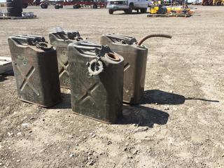 (5) Military 5 Gallon Jerry Cans.