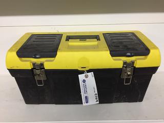 Stanley Tool Box c/w Assorted Fitting & Dust Masks.