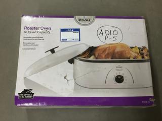 Rival 16 Quart Roaster Oven, R0161W-CN.