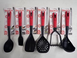 Starfrit Multi-Tools Silicone/Heat Resistant Cooking Utensils.