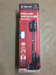 Red Lion Pedestal 1/3hp Pump, RLSP33PED.