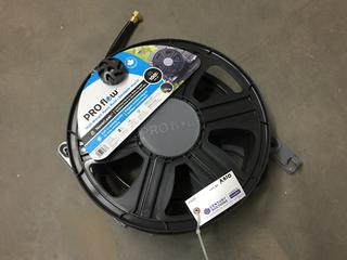 Pro Flow 100 Ft. Wall Mount Hose Reel.