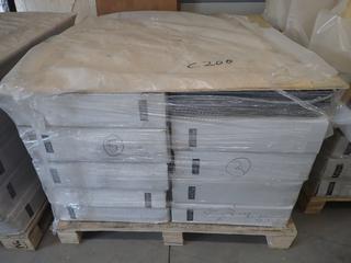 (20) Boxes of Assorted Main Street Commercial Carpet Tile c/w PVC Backing, 20pcs Per Box, 50cm x 50cm.